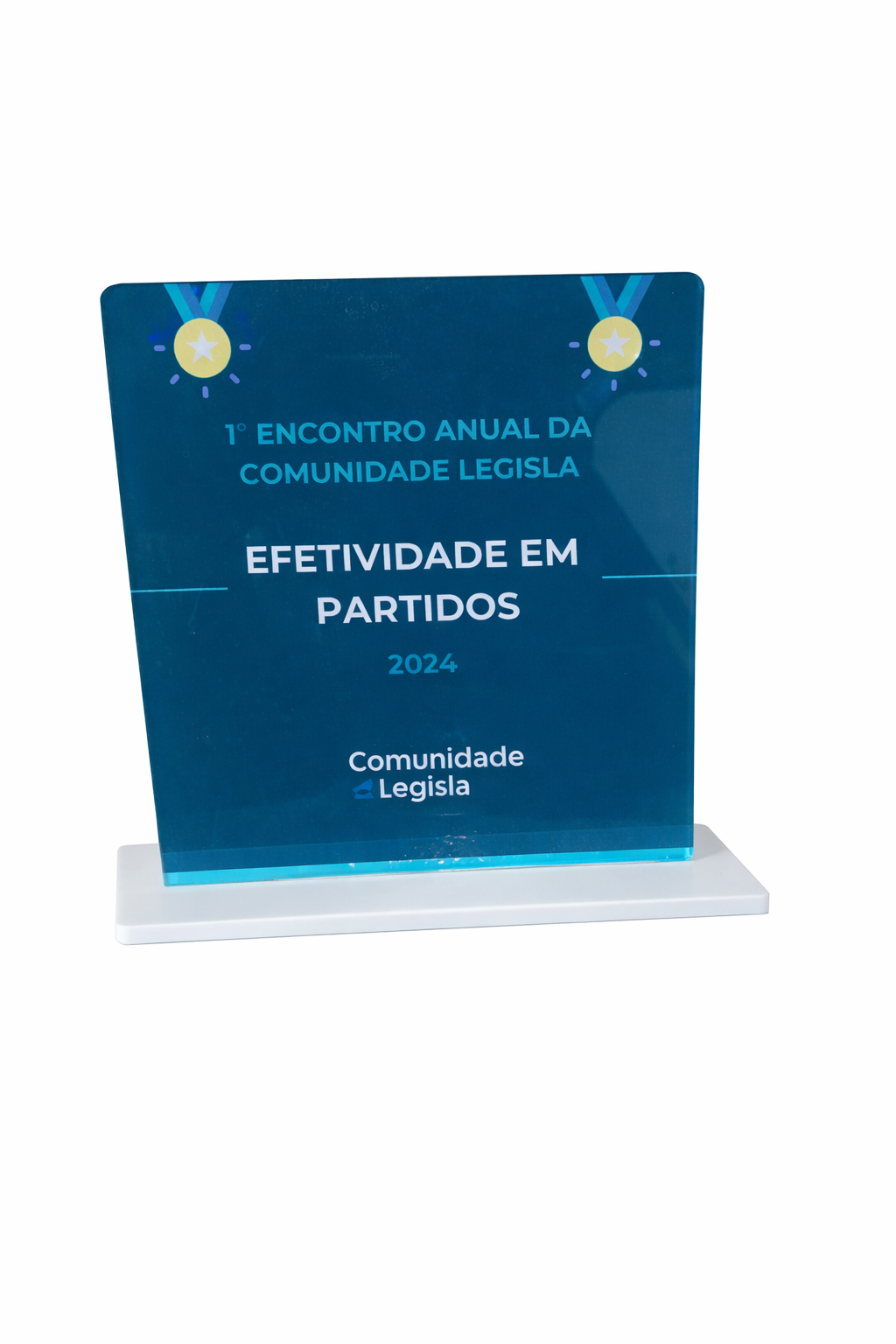 Troféu em Acrílico - Linha Essencial: Clean e Autêntico - Troféus - Imagem 2